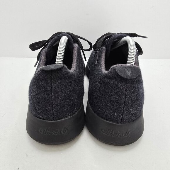 allbirds | wool runner dark grey monochrome sporty low-top sneakers | MENS 9 - Picture 6 of 9